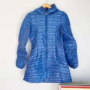 Patagonia Women's ultra light Fiona Vibrant Blue Puffer Jacket